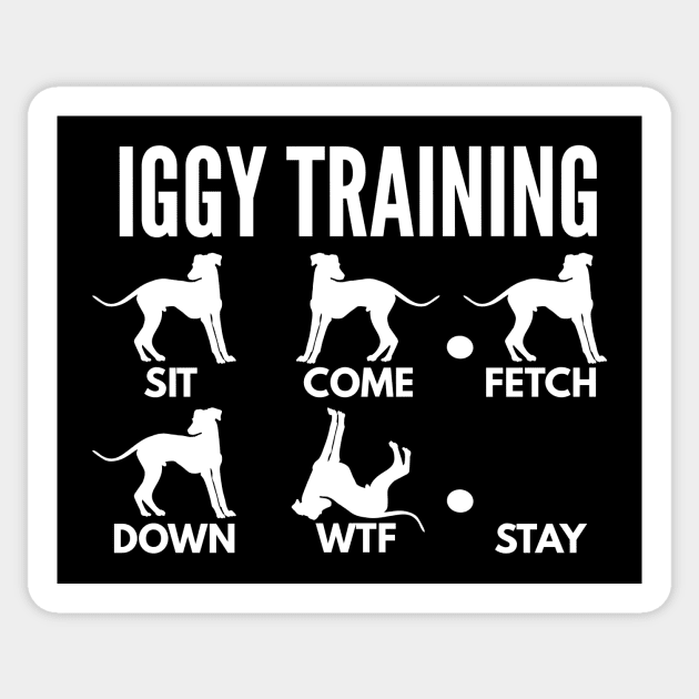 IGGY Training Italian Greyhound Tricks Sticker by DoggyStyles